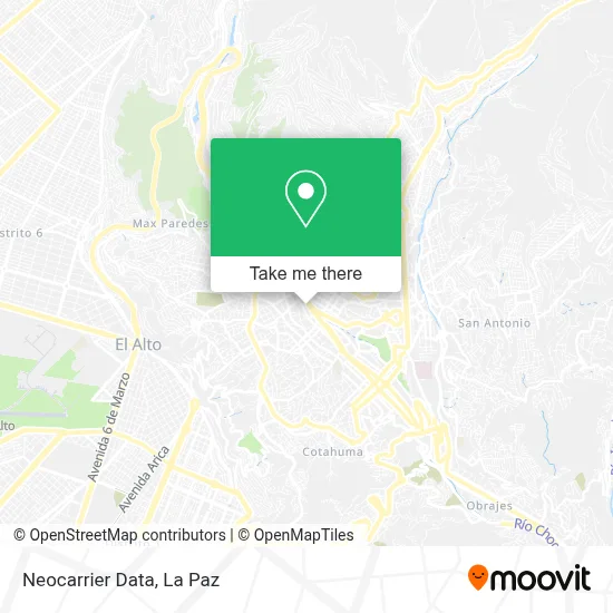 Neocarrier Data map