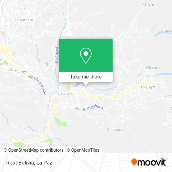 Rost Bolivia map