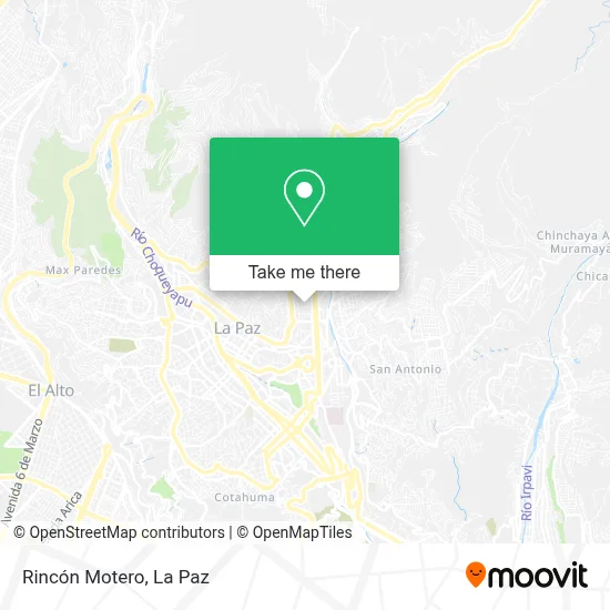 Rincón Motero map