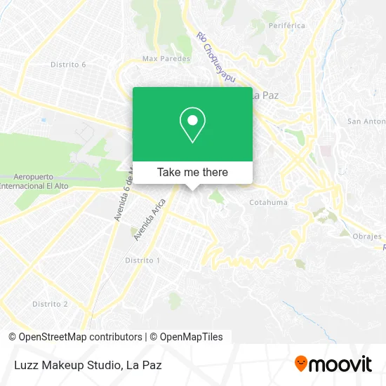 Luzz Makeup Studio map