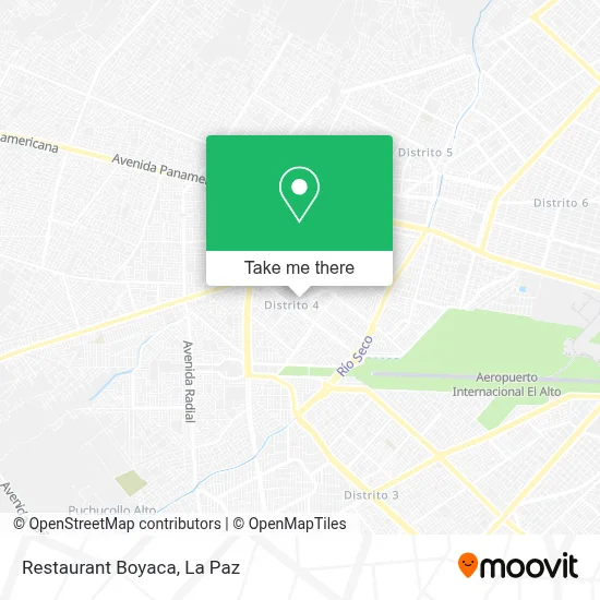 Restaurant Boyaca map