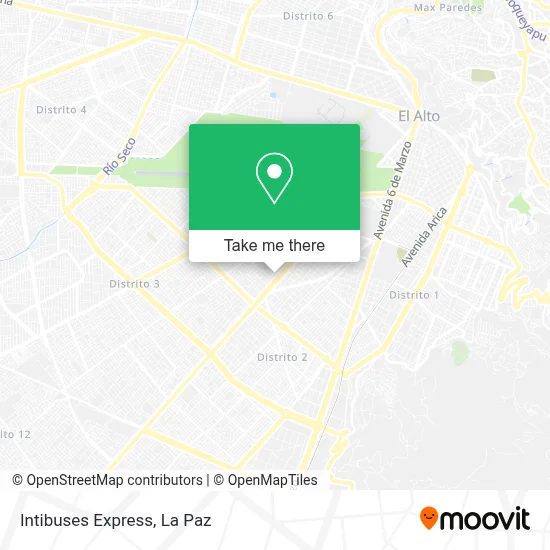Intibuses Express map