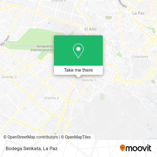 Bodega Senkata map