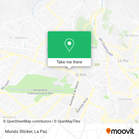 Mundo Sticker map