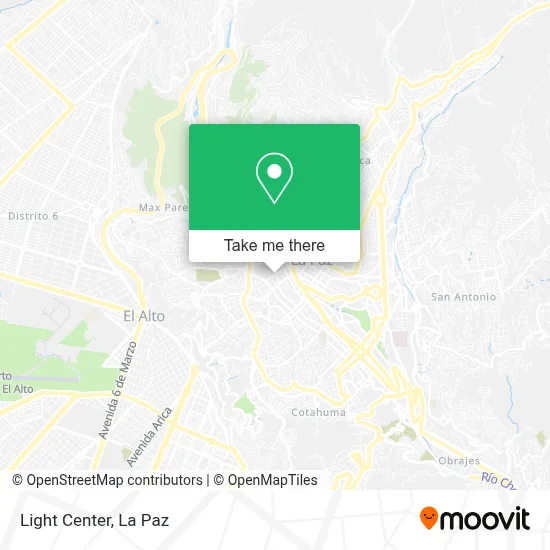 Light Center map