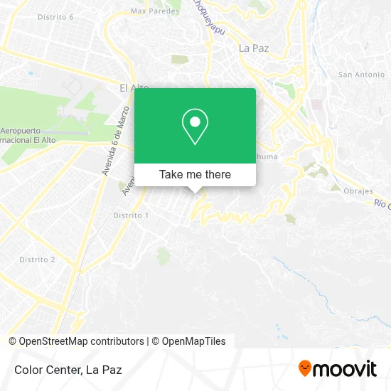 Color Center map
