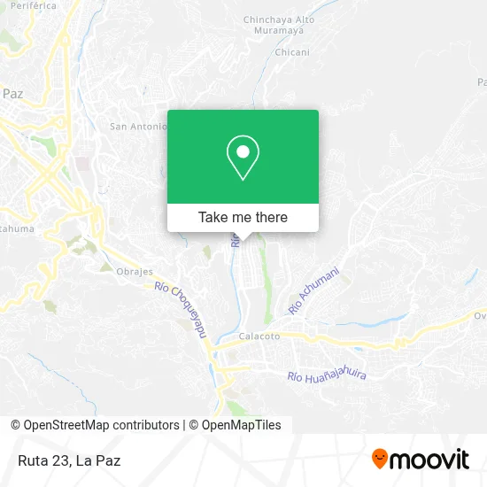 Ruta 23 map