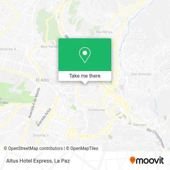 Altus Hotel Express map