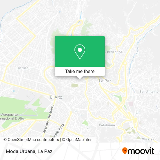 Moda Urbana map