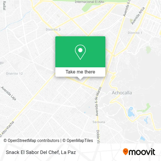 Snack El Sabor Del Chef map