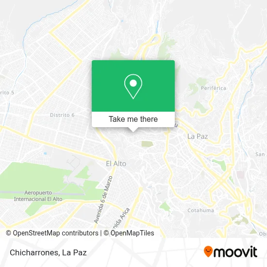Chicharrones map