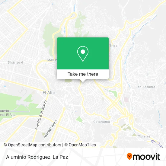 Aluminio Rodriguez map