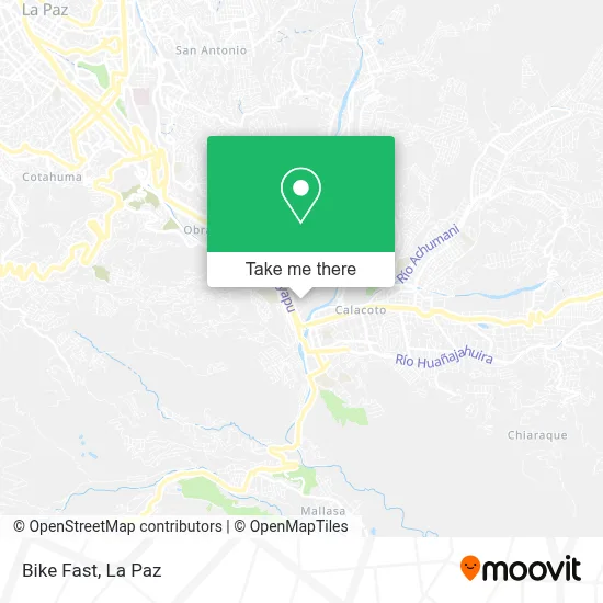 Bike Fast map