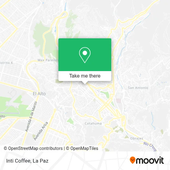 Inti Coffee map