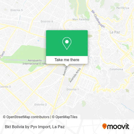 Bkt Bolivia by Pyv Import map