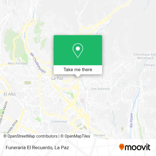Funeraria El Recuerdo map
