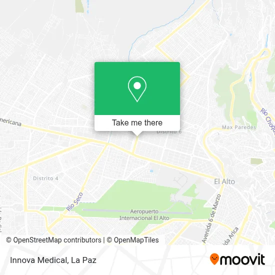 Innova Medical map