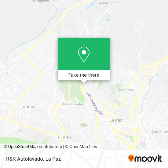Mapa de R&R Autolavado