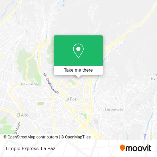 Limpio Express map