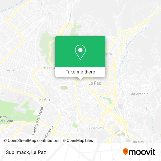 Sublimack map