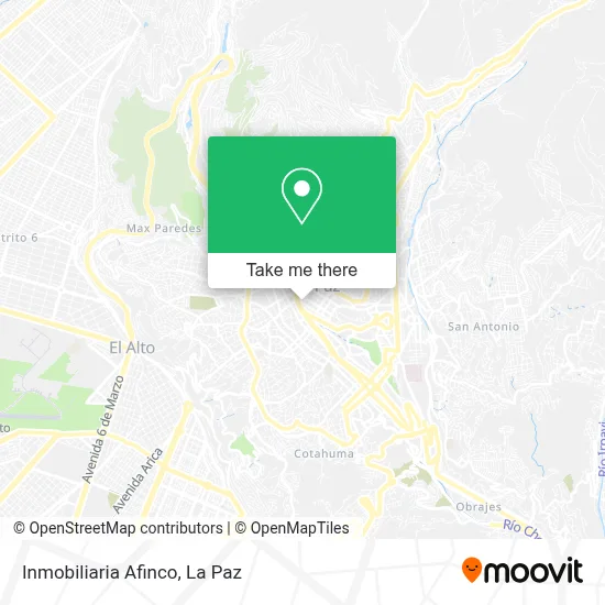 Inmobiliaria Afinco map