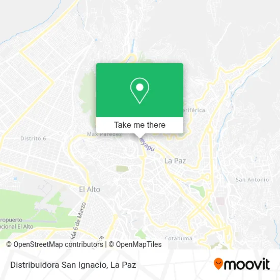 Distribuidora San Ignacio map
