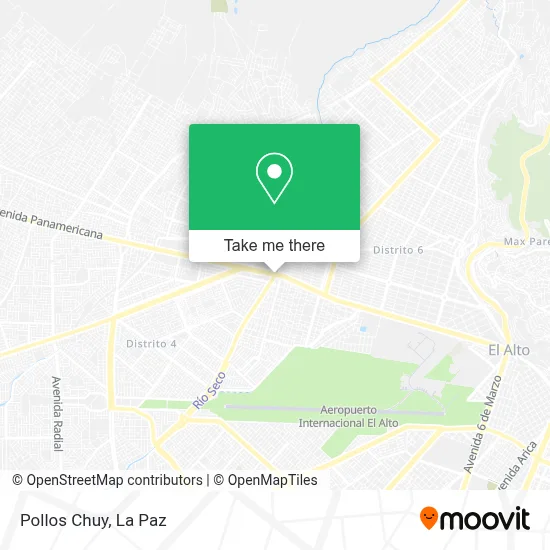 Pollos Chuy map
