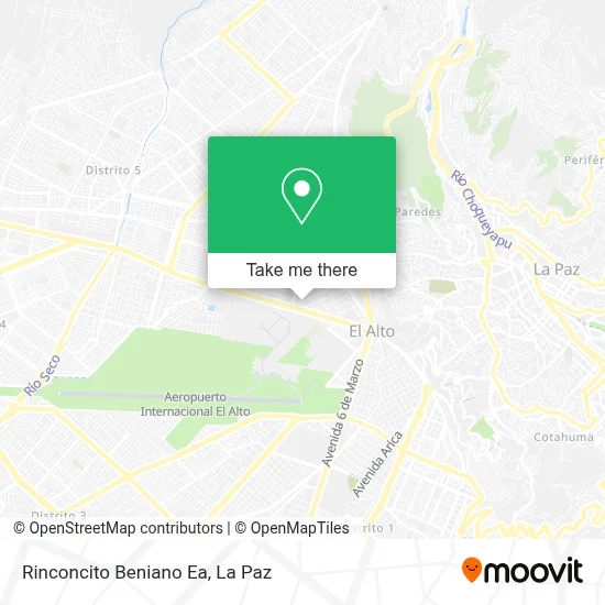 Rinconcito Beniano Ea map