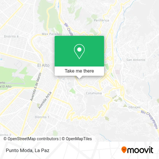 Punto Moda map