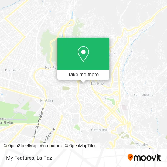 My Features map