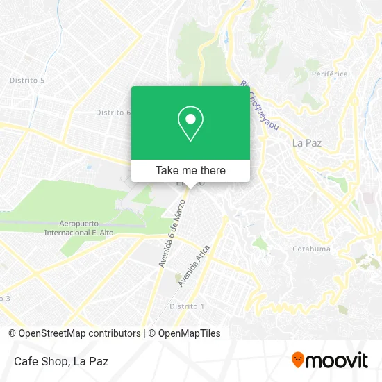 Cafe Shop map