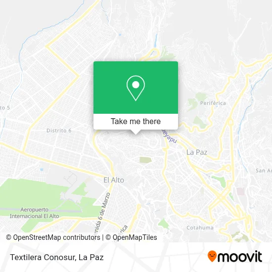 Textilera Conosur map