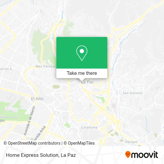 Home Express Solution map