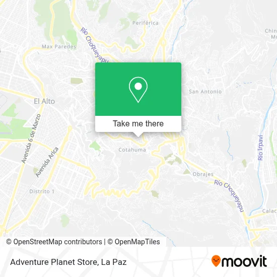 Adventure Planet Store map