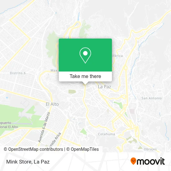 Mink Store map