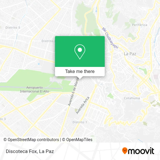 Discoteca Fox map