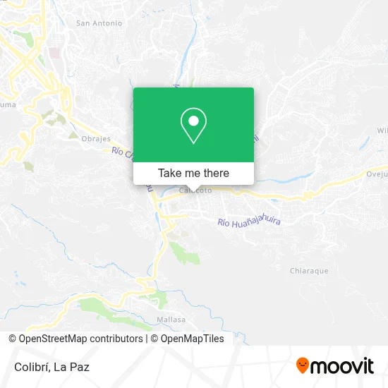 Colibrí map