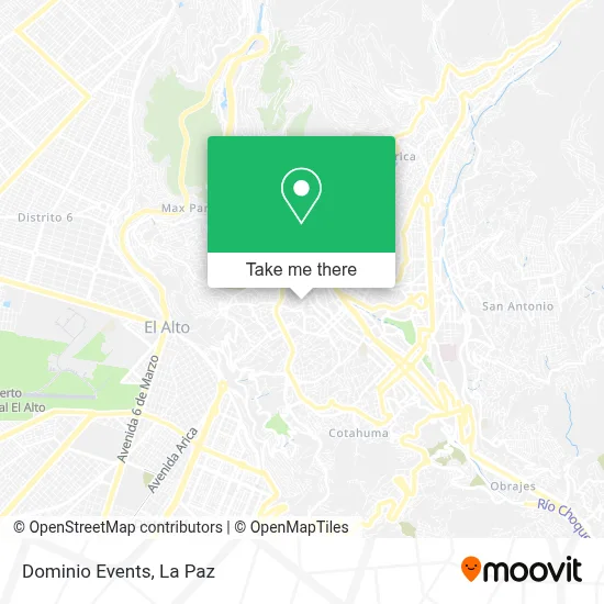 Dominio Events map