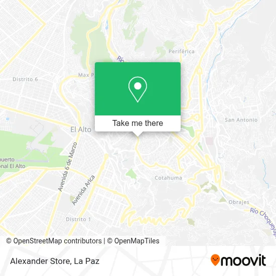 Alexander Store map