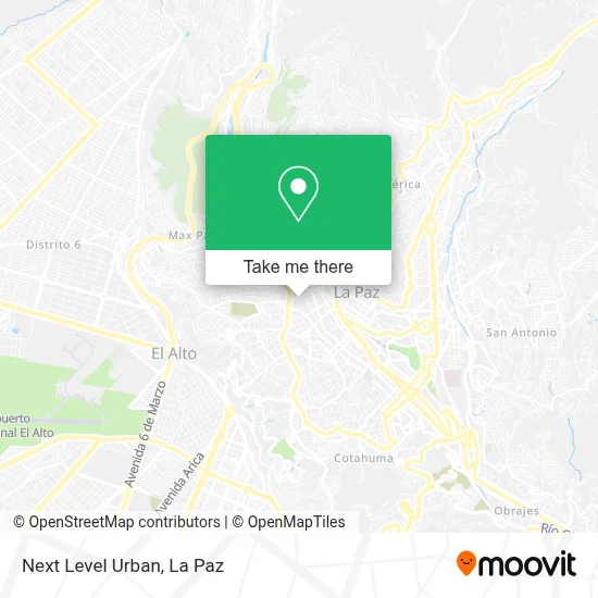 Next Level Urban map
