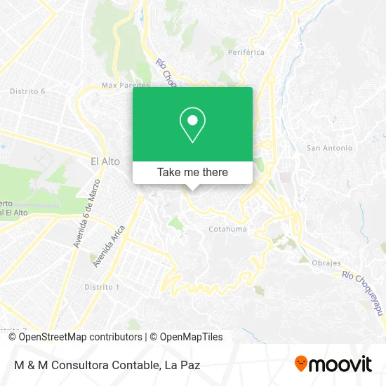 M & M Consultora Contable map