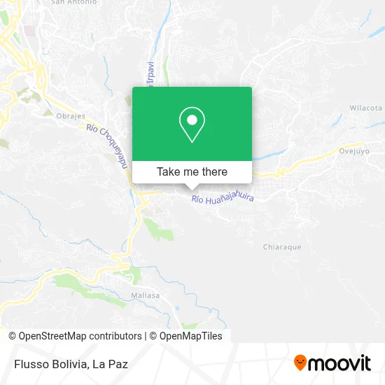 Flusso Bolivia map