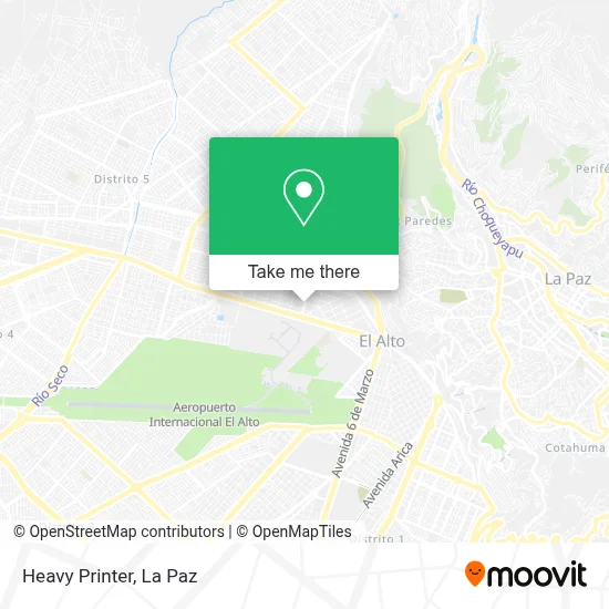 Heavy  Printer map