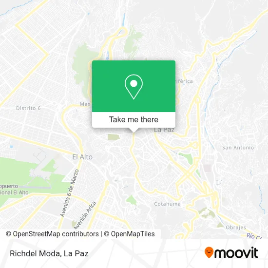 Richdel Moda map