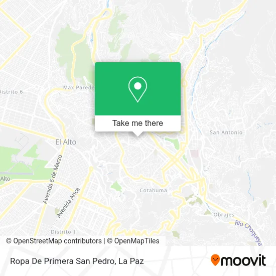 Ropa De Primera San Pedro map