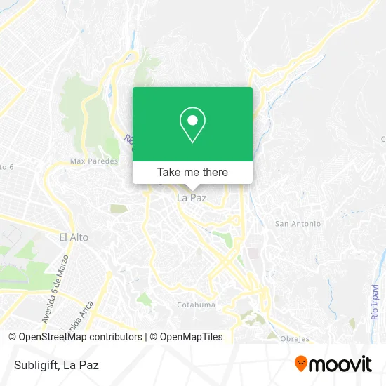 Subligift map