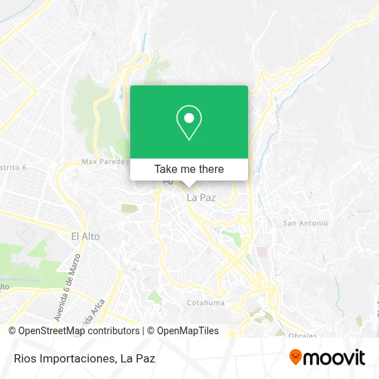 Rios Importaciones map