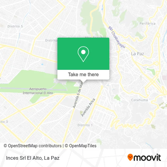 Inces Srl El Alto map