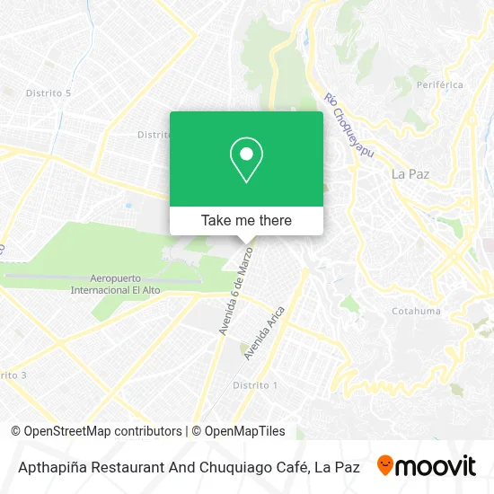 Apthapiña Restaurant And Chuquiago Café map