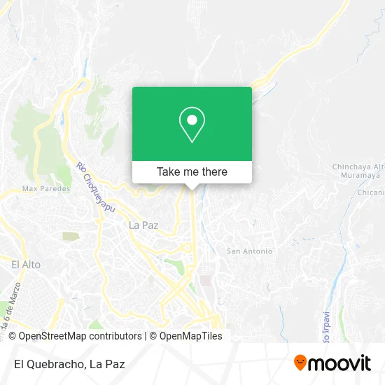 El Quebracho map